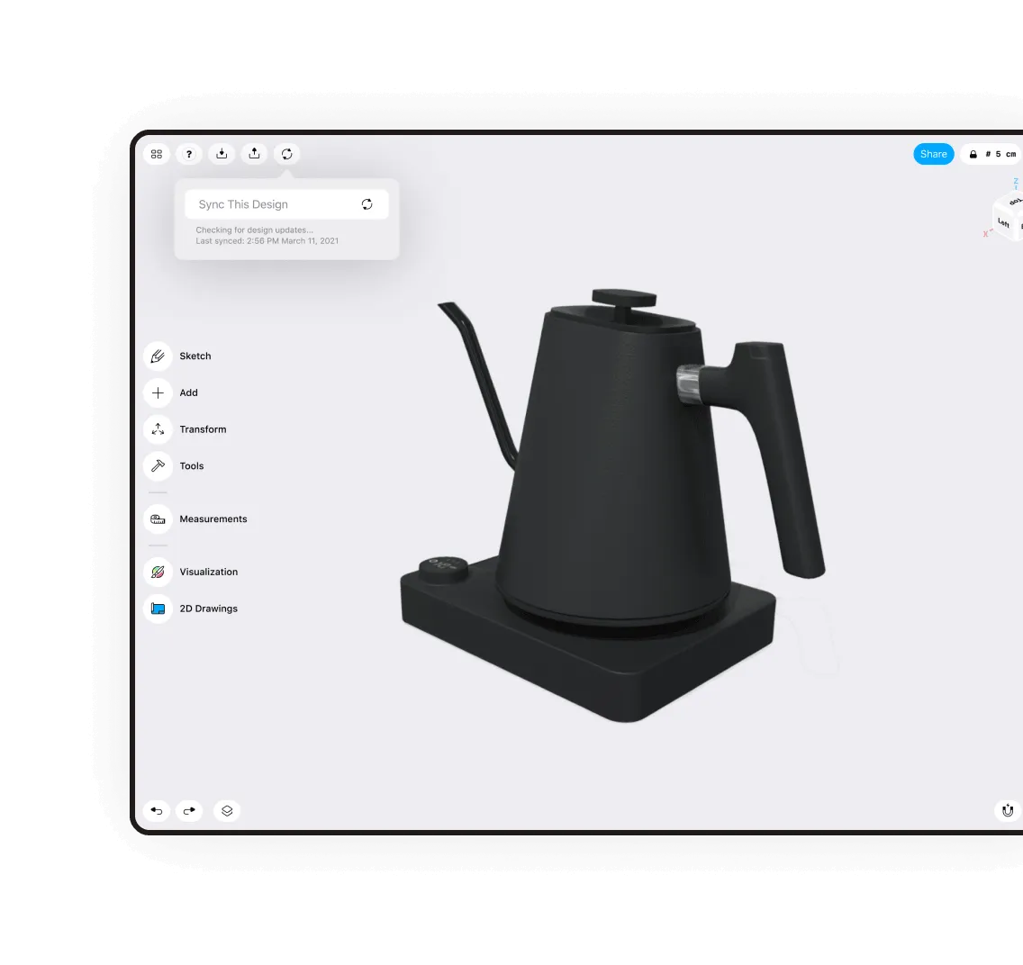 Shapr3D project preview